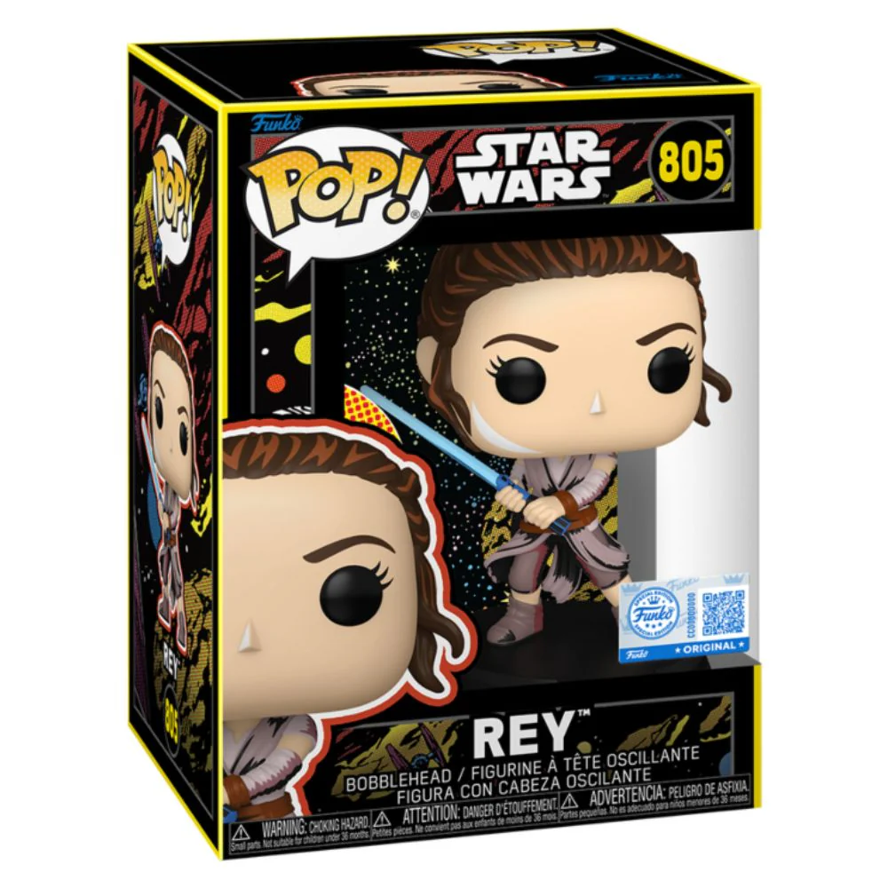 Star Wars - Rey (Retro) Pop! Vinyl - Image 2