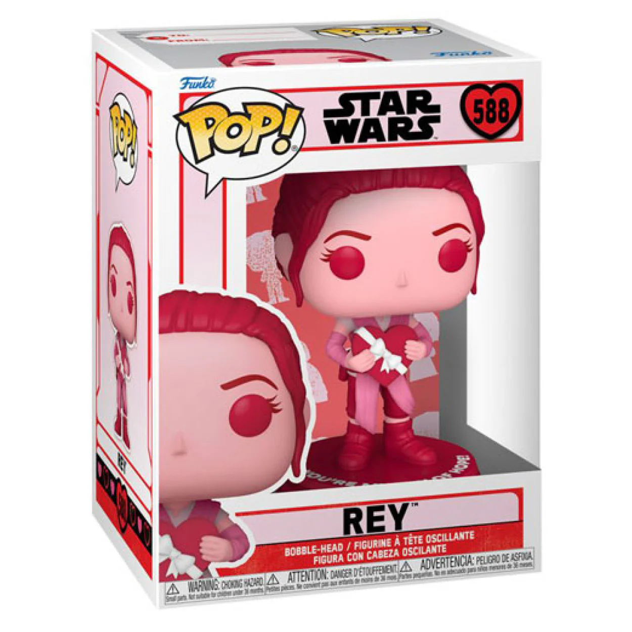Star Wars - Rey Valentines Edition Pop! Vinyl - Image 2