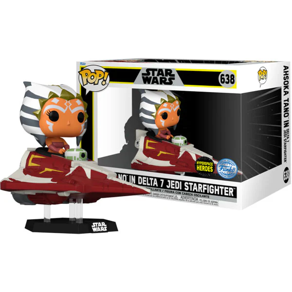 Star Wars The Clone Wars - Ahsoka in Delta 7B US Exclusive Pop! Ride - Image 3