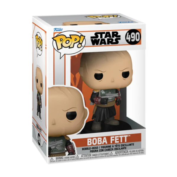 Star Wars: The Mandalorian - Boba Fett Unmasked US Exclusive Pop! Vinyl - Image 2