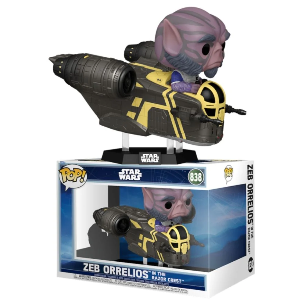 Star Wars: The Mandalorian & Grogu (2026) - Zeb Orrelios in the Razor Crest Deluxe Pop! Ride - Image 3