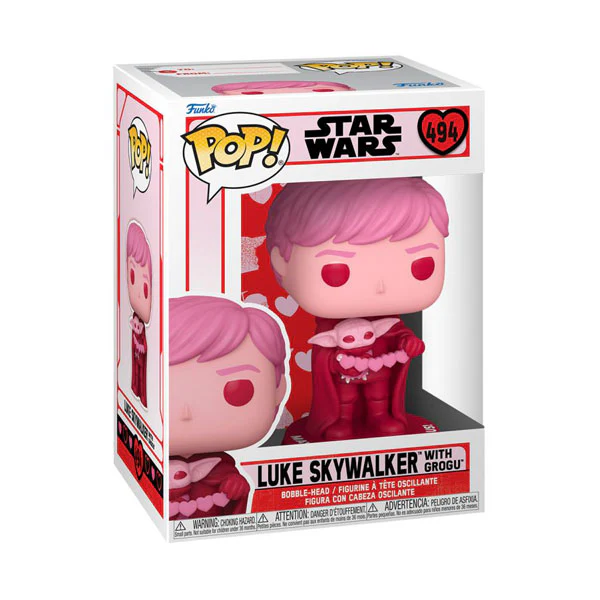 Star Wars: The Mandalorian - Luke & Grogu Valentine Pop! Vinyl - Image 2