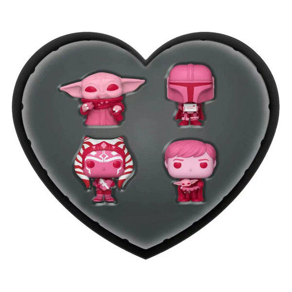 Star Wars: Valentines 2024 - Pink US Exclusive Pocket Pop! 4-Pack Heart Box - Image 2