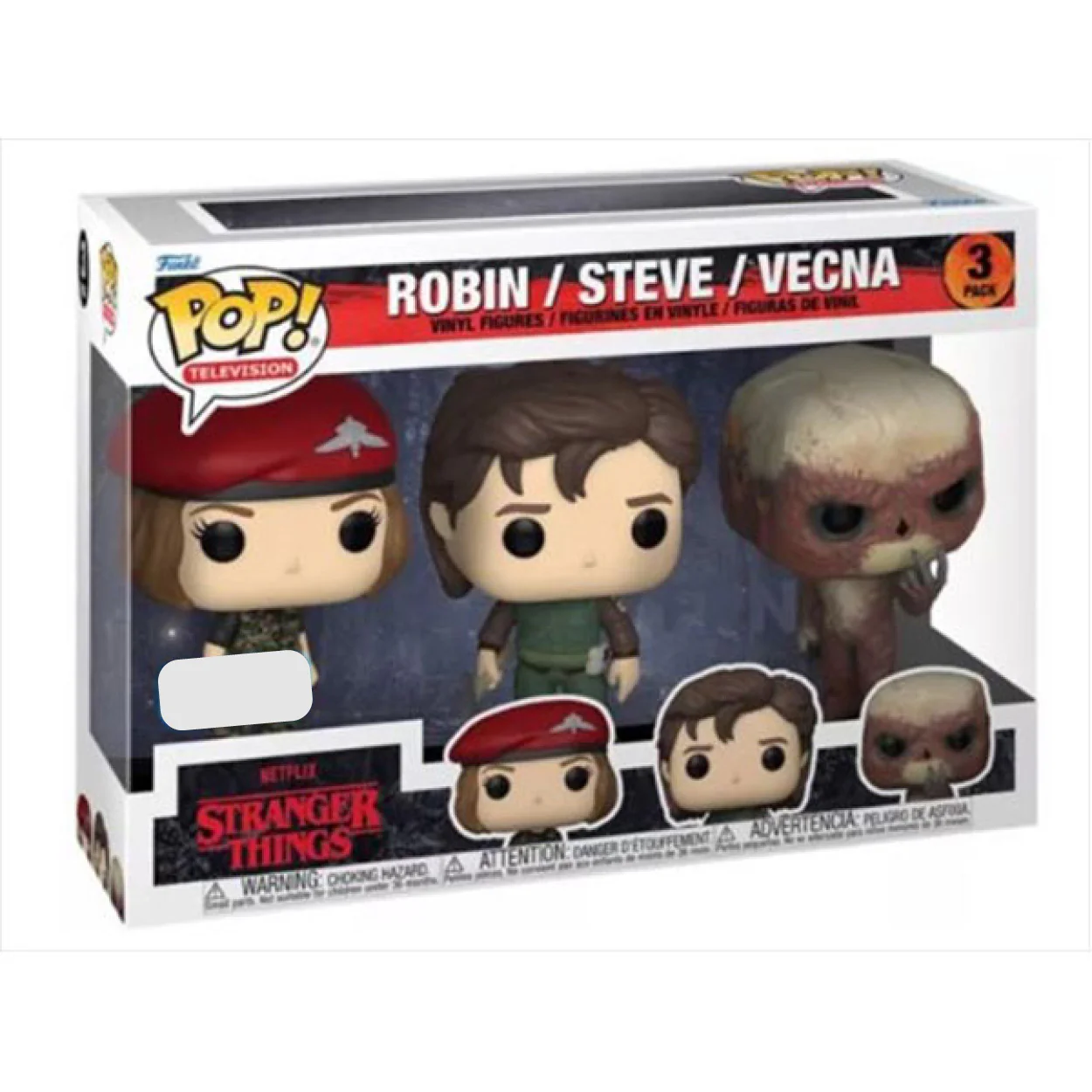Stranger Things - Robin Steve & Vecna US Exclusive Pop! 3-Pack - Image 2