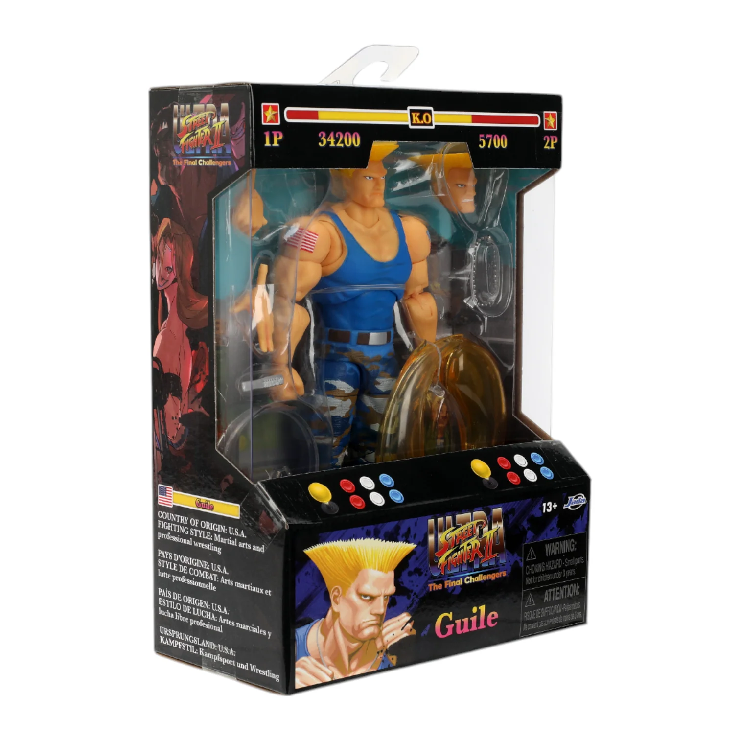 Street Fighter II - Guile (Player 2) 6 Inch Figure - Image 10