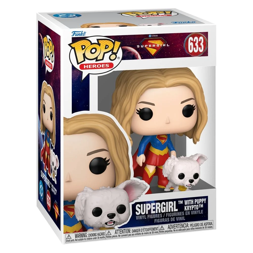 Supergirl (2026) - Supergirl with Puppy Krypto Pop! Vinyl - Image 2