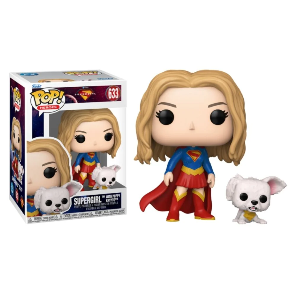 Supergirl (2026) - Supergirl with Puppy Krypto Pop! Vinyl - Image 3
