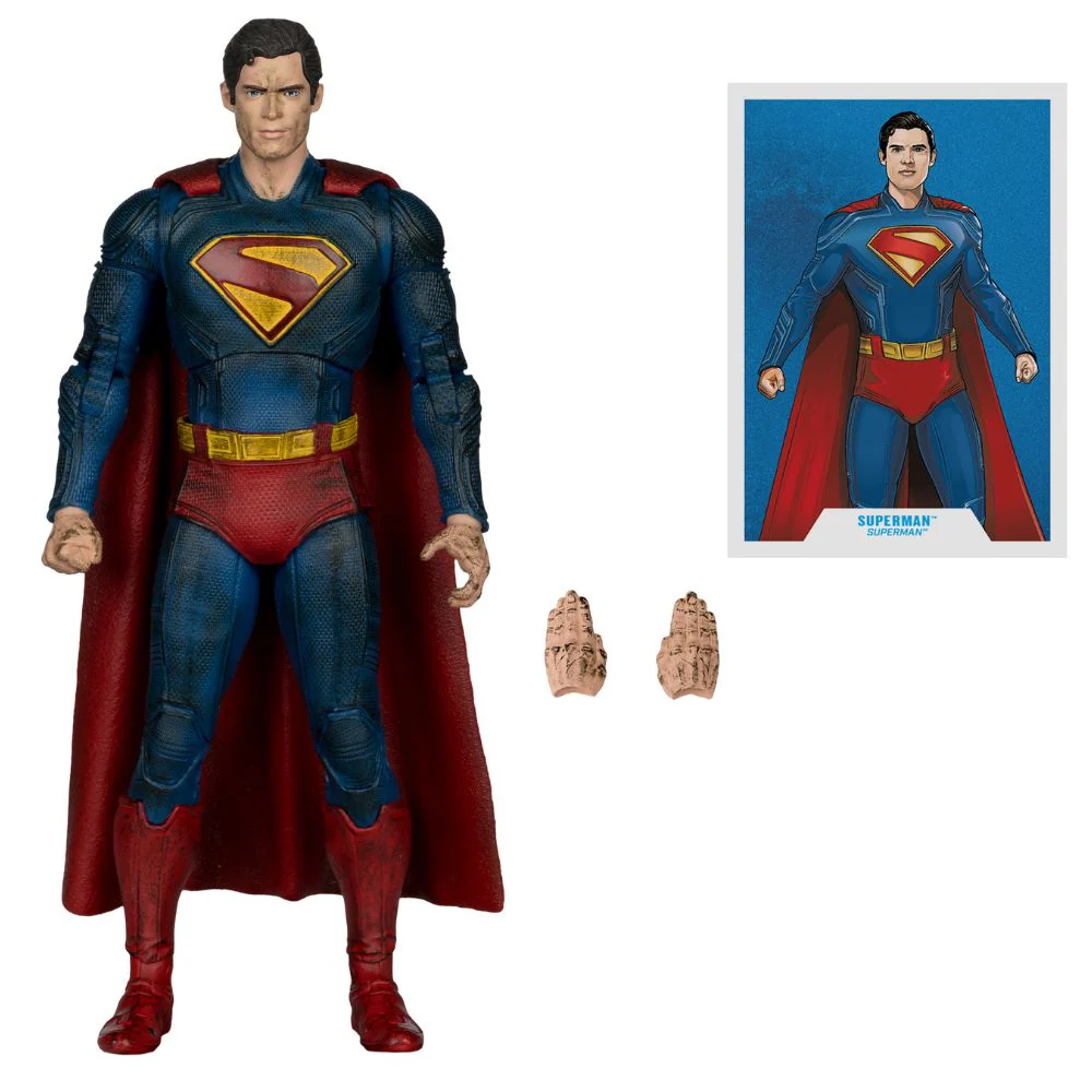 Superman (2025) - Superman (Battle Damage) Gold Label 7 Inch Figure - Image 5