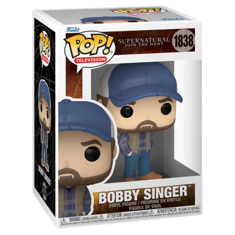 Supernatural - Bobby Singer with Hat Pop! Vinyl - Image 2