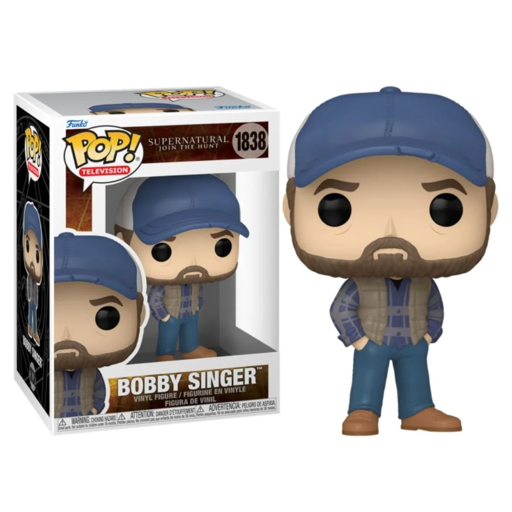 Supernatural - Bobby Singer with Hat Pop! Vinyl - Image 3