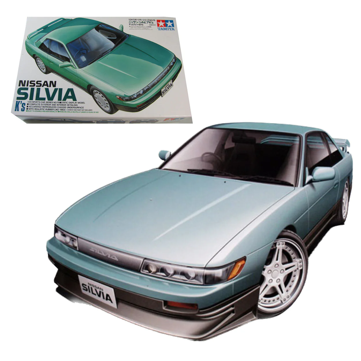 Tamiya 1/24 Nissan Silvia KS Model Kit - Image 4