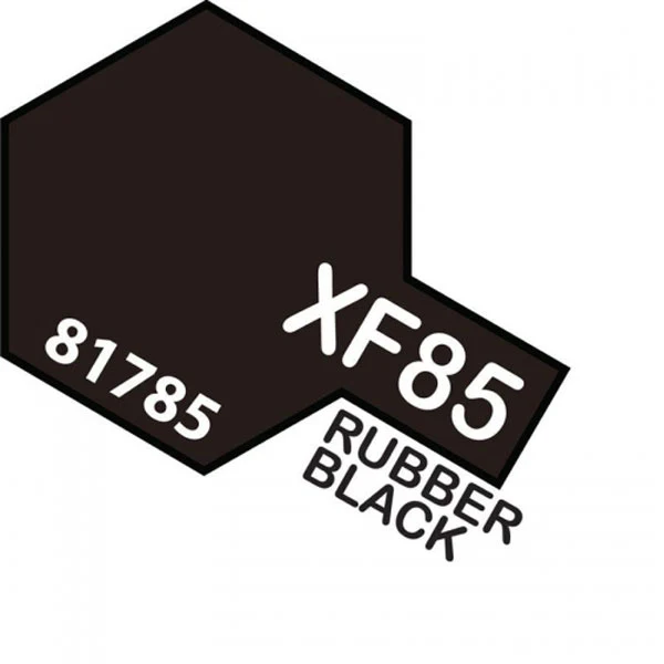 Tamiya Acrylic Mini Xf-85 Rubber Black