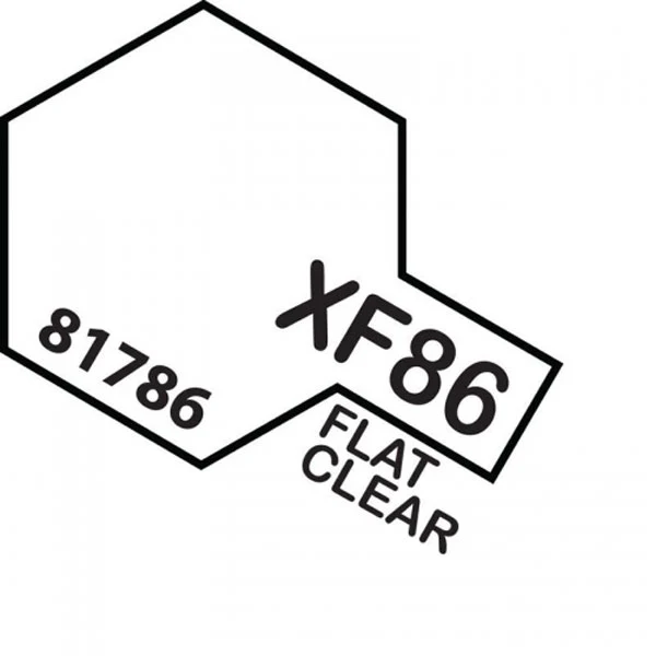Tamiya Acrylic Mini Xf-86 Flat Clear