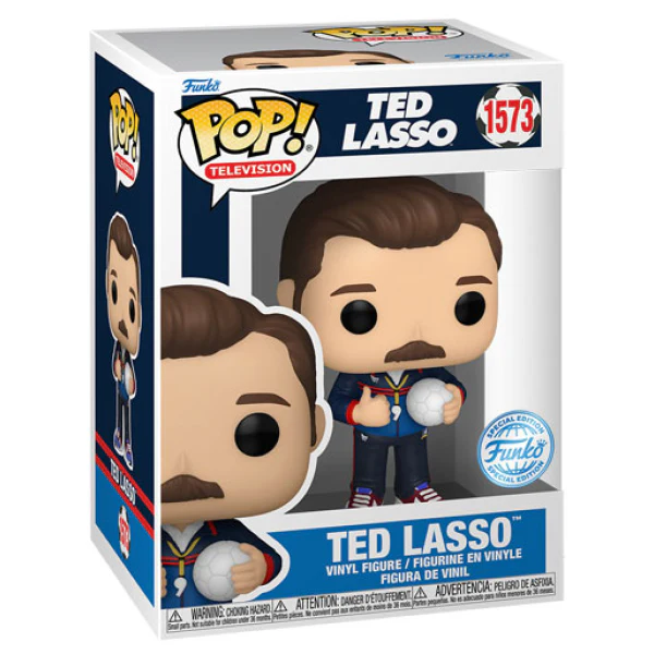 Ted Lasso - Ted Lasso with Soccer Ball US Exclusive Pop! Vinyl - Image 2