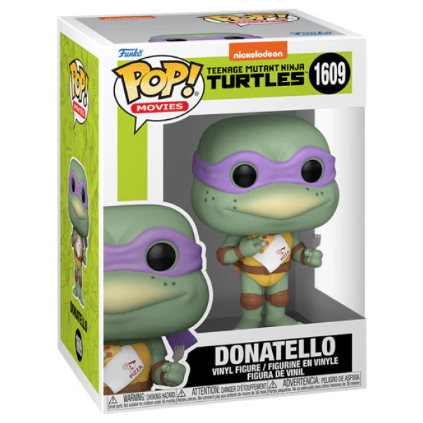 Teenage Mutant Ninja Turtles (1990) - Donatello with Pizza Pop! Vinyl - Image 2