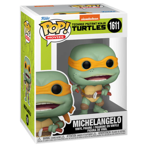 Teenage Mutant Ninja Turtles (1990) - Michelangelo with Sausages Nunchucks Pop! Vinyl - Image 2