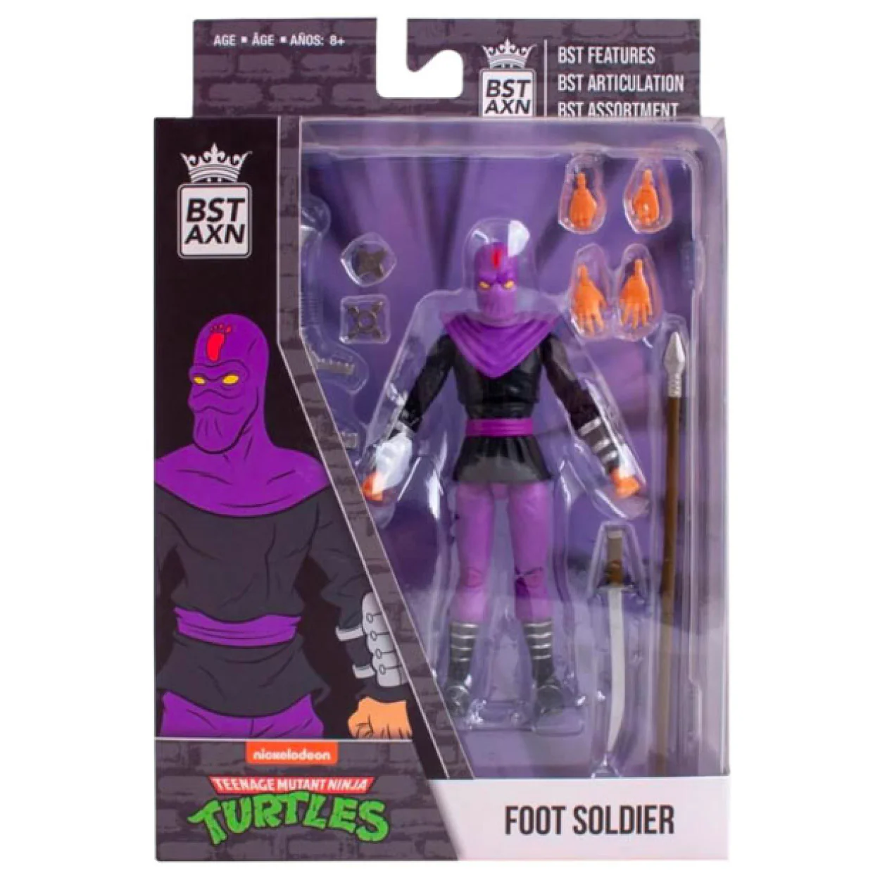 Teenage Mutant Ninja Turtles (comics) - Foot Soldier 5" BST AXN Figure - Image 5