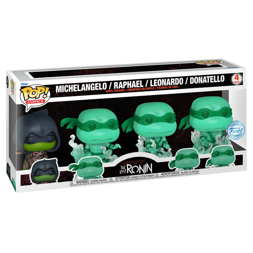 Teenage Mutant Ninja Turtles: The Last Ronin - Michelangelo, Raphael, Leonardo & Donatello US Exclusive Pop! Vinyl 4 Pack - Image 2