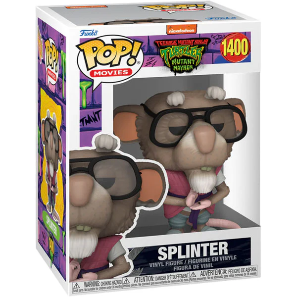 Teenage Mutant Ninja Turtles: Mutant Mayhem (2023) - Splinter Pop! Vinyl - Image 2