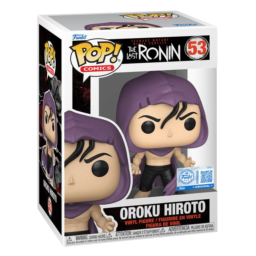 Teenage Mutant Ninja Turtles: The Last Ronin - Oroku Hiroto in Purple Hood US Exclusive Pop! Vinyl - Image 2