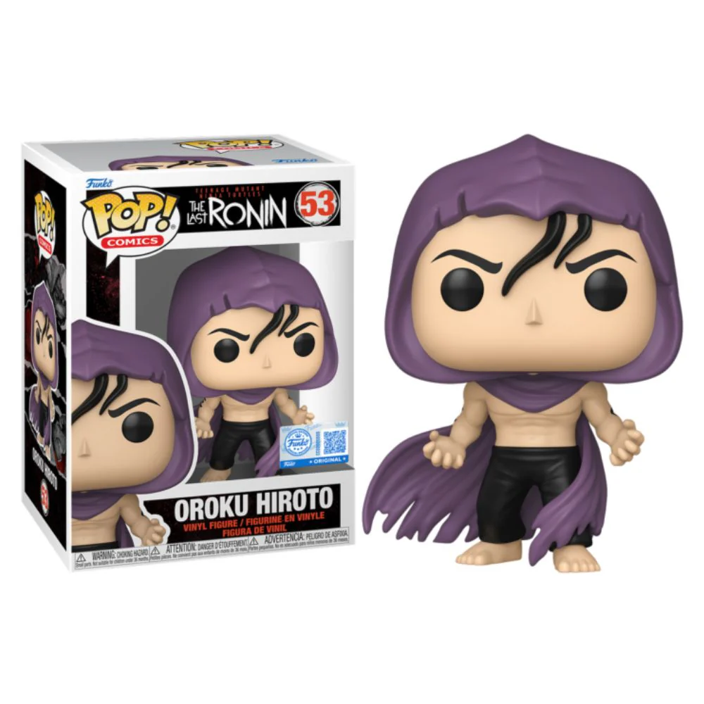 Teenage Mutant Ninja Turtles: The Last Ronin - Oroku Hiroto in Purple Hood US Exclusive Pop! Vinyl - Image 3