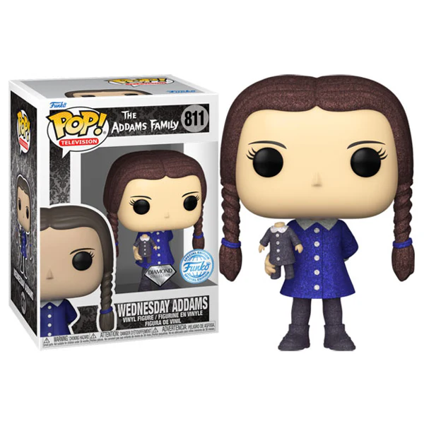 The Addams Family (1964) - Wednesday Diamond Glitter US Exclusive Pop! Vinyl - Image 3