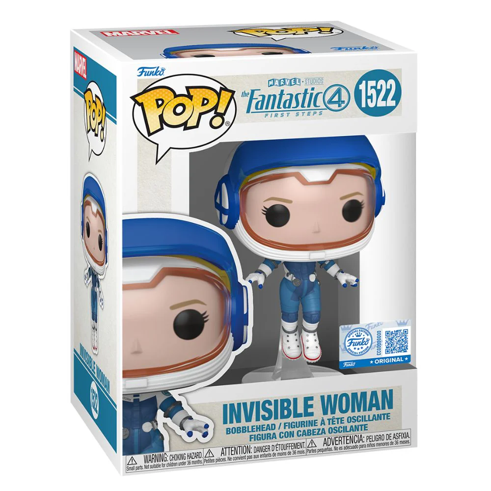 The Fantastic Four: First Steps (2025) - Invisible Woman in Space Suit US Exclusive Pop! Vinyl - Image 2