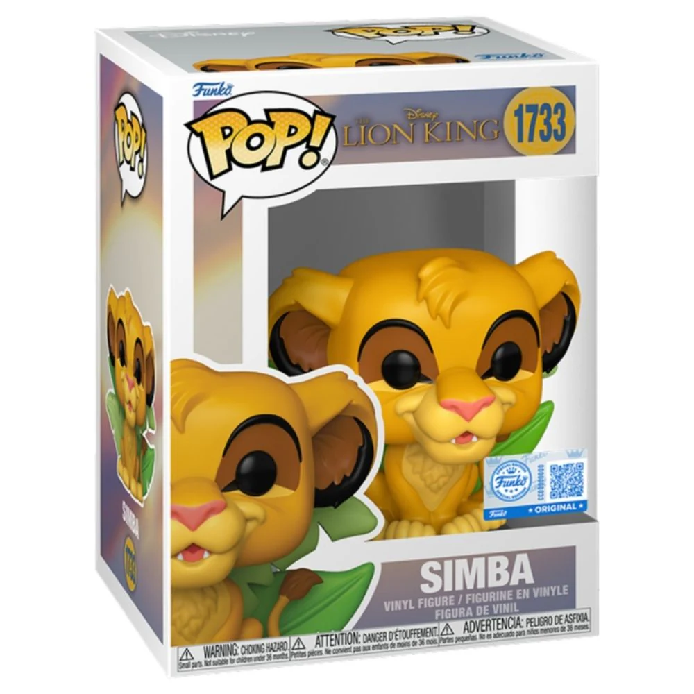 The Lion King - Simba with Leaves Pop! Vinyl - Image 2
