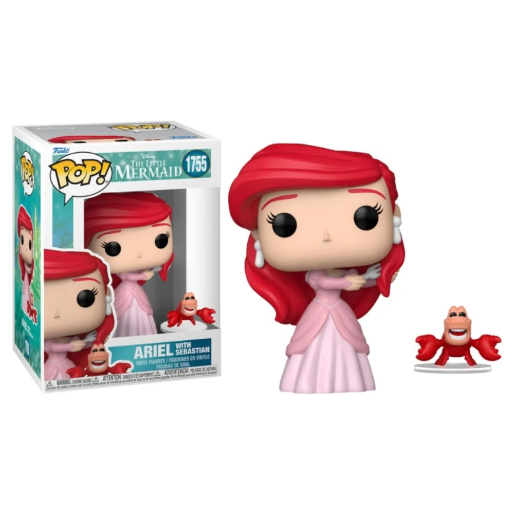 The Little Mermaid (1989) - Ariel with Sebastian Pop! Vinyl - Image 3