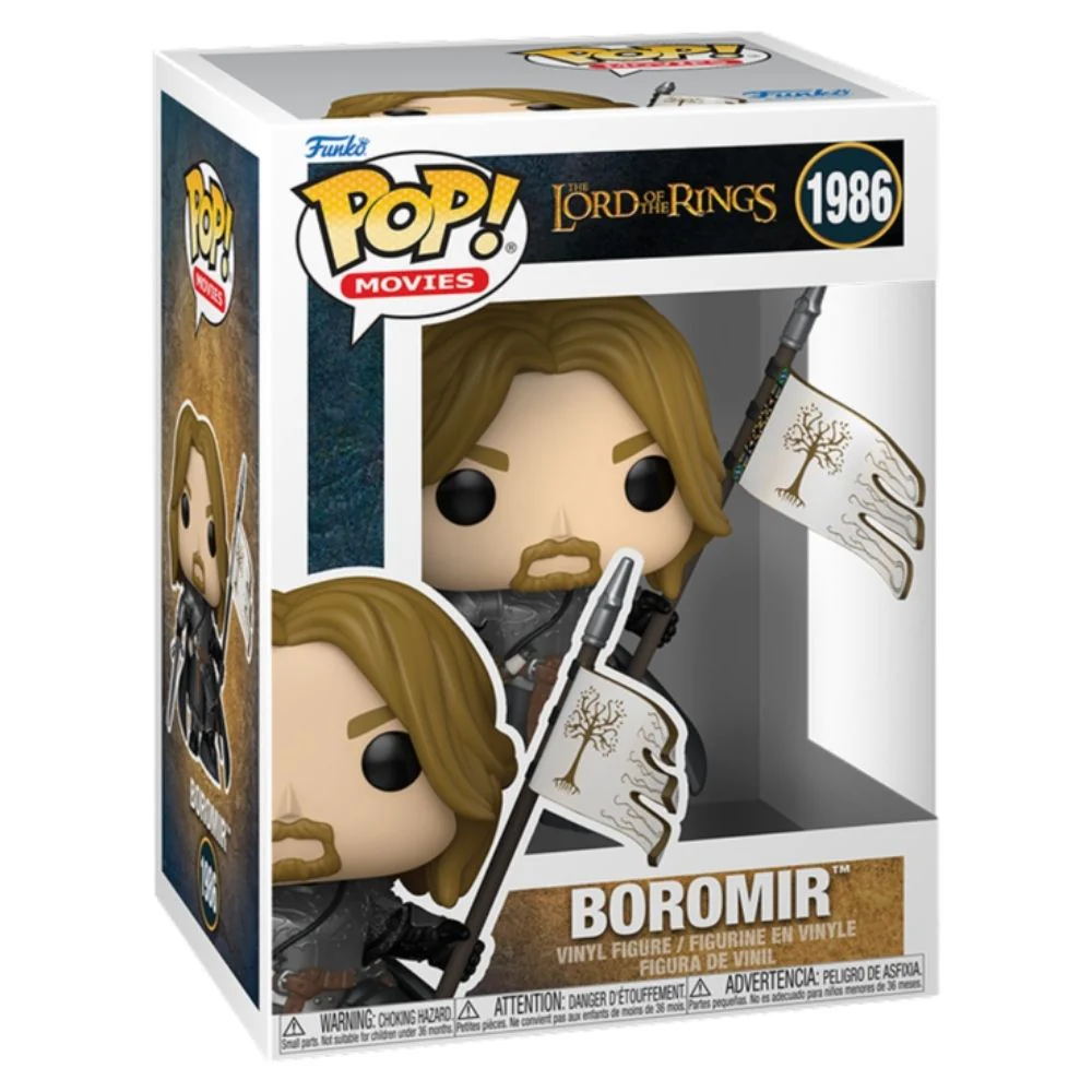 The Lord of the Rings - Boromir with Gondor Flag Pop! Vinyl - Image 2
