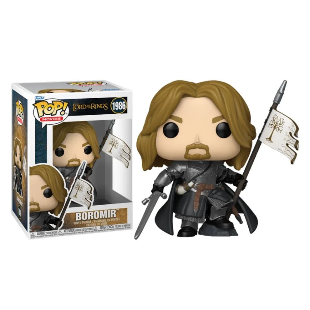 The Lord of the Rings - Boromir with Gondor Flag Pop! Vinyl - Image 3
