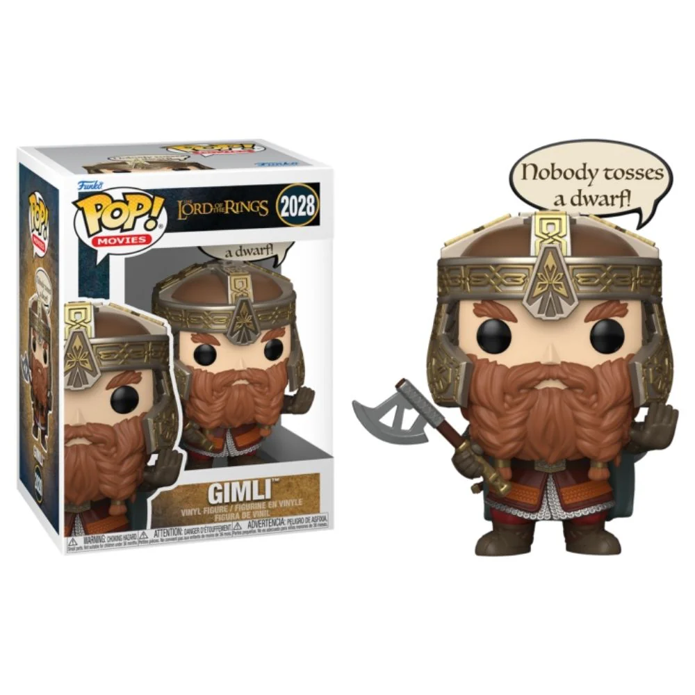 The Lord of the Rings - Gimli (Nobody Tosses a Dwarf) Pop! Vinyl - Image 3