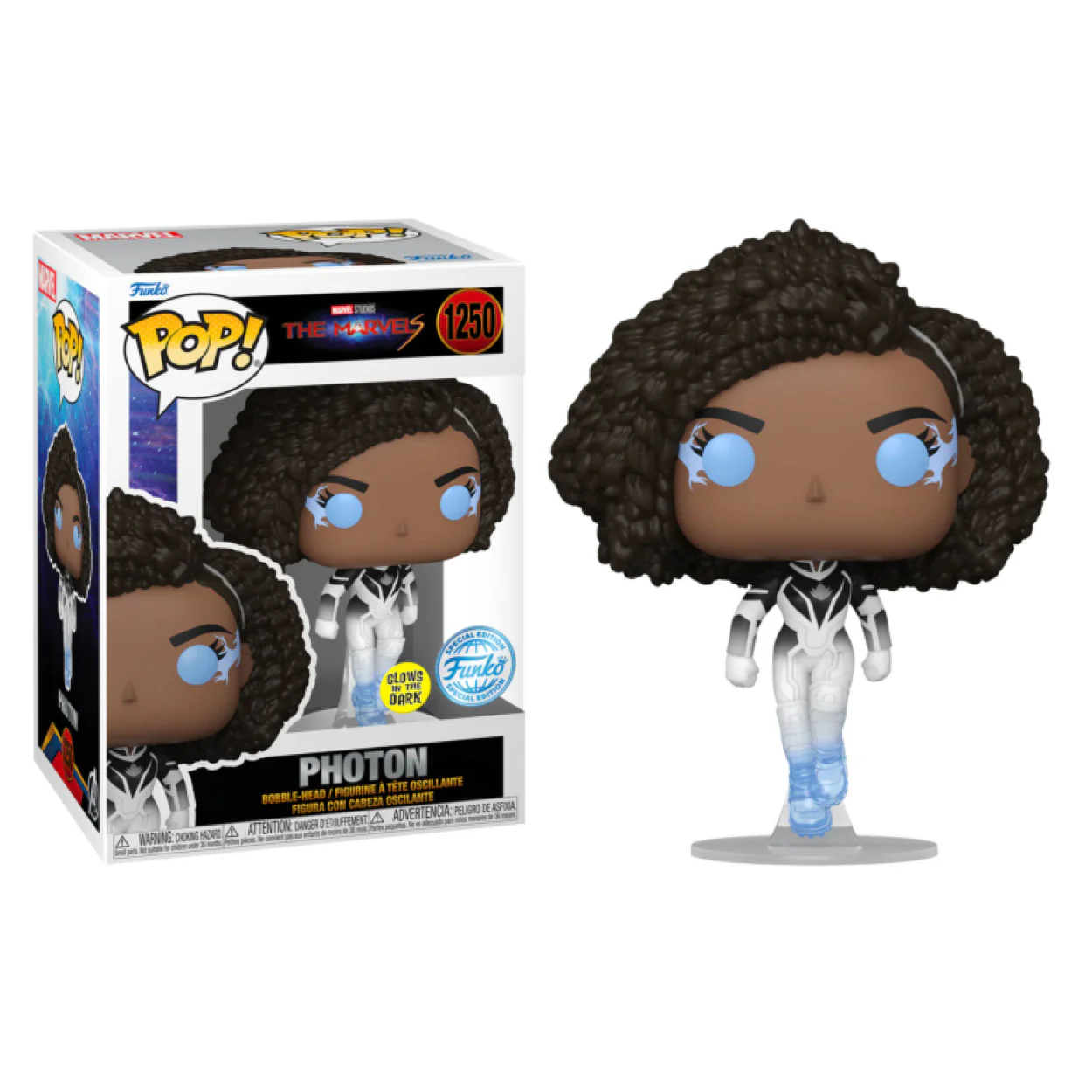 The Marvels (2023) - Photon US Exclusive Glow Pop! Vinyl - Image 4