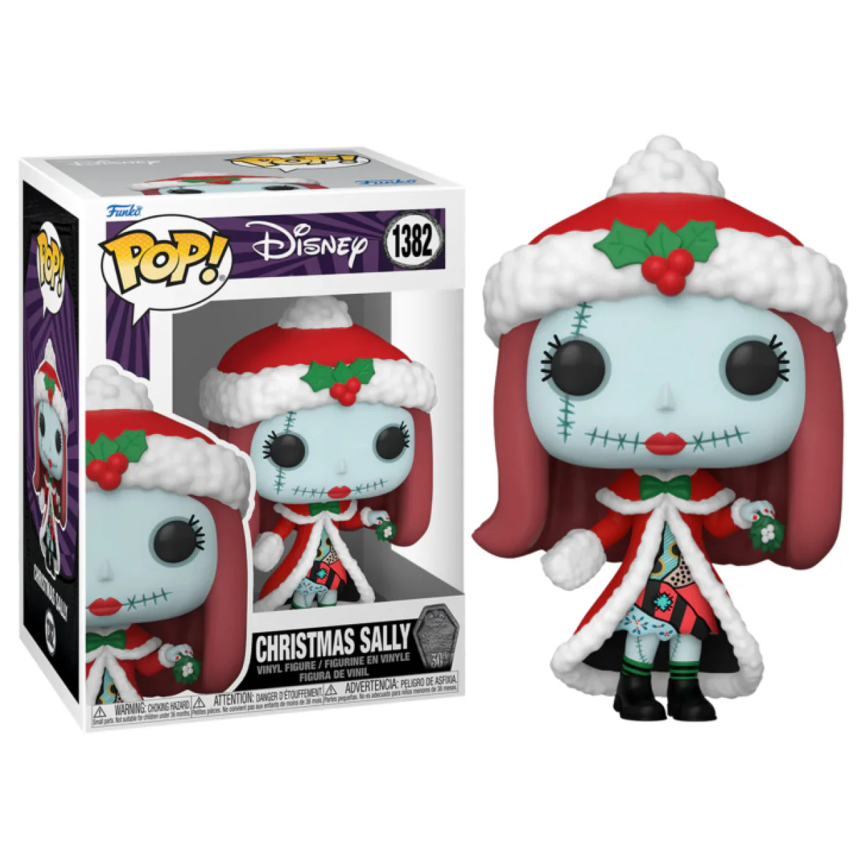 The Nightmare Before Christmas 30th Anniversary - Christmas Sally Pop! Vinyl - Image 3
