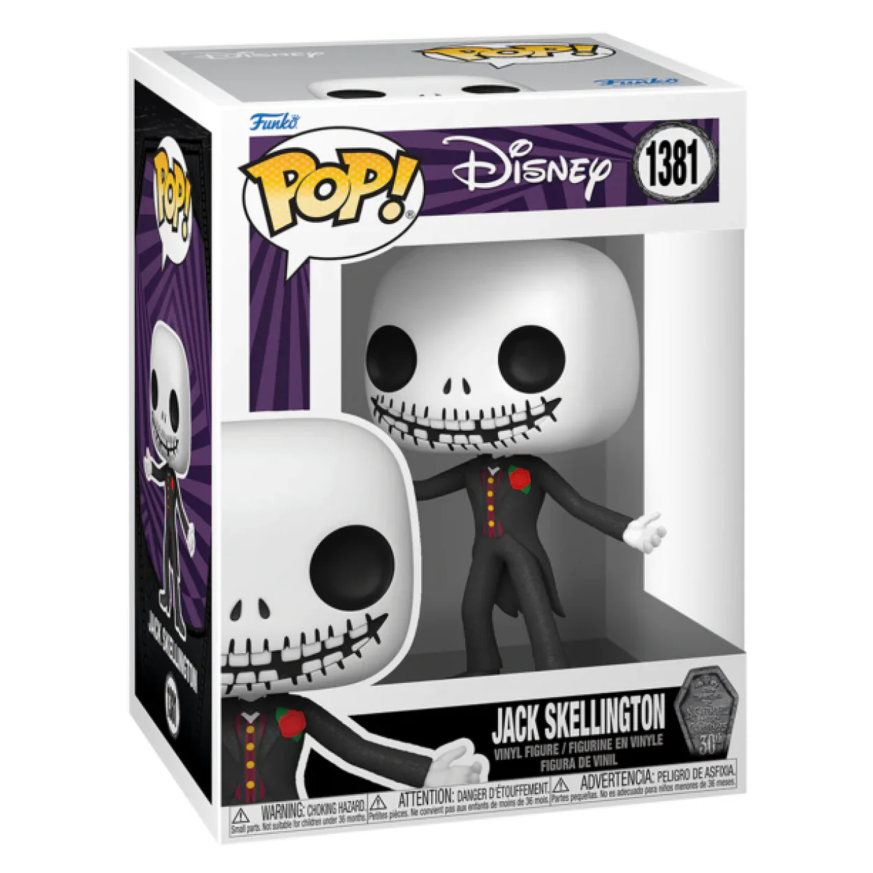 The Nightmare Before Christmas 30th Anniversary - Formal Jack Pop! Vinyl - Image 2