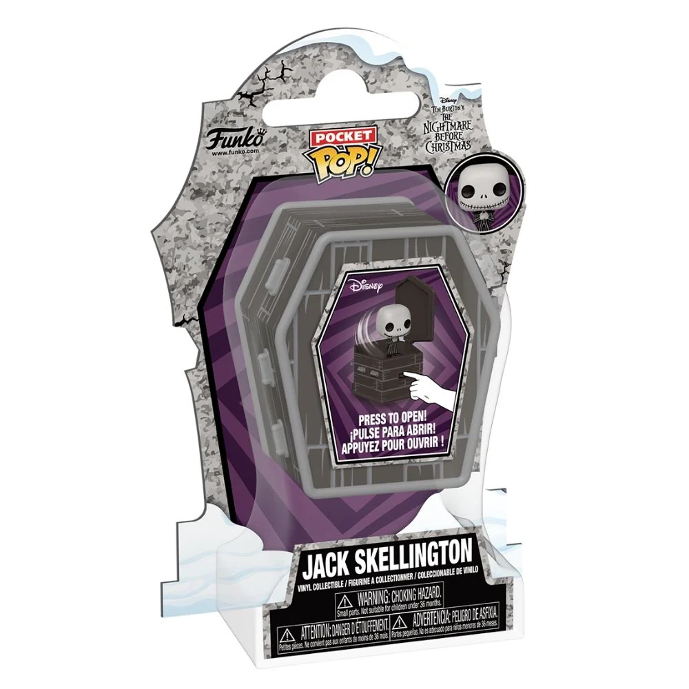 The Nightmare Before Christmas - Jack Skellington in Coffin Pocket Pop! Vinyl - Image 2
