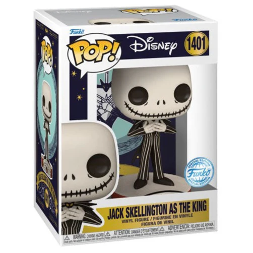 The Nightmare Before Christmas - Jack Skellington as the King US Exclusive Pop! Vinyl - Image 2