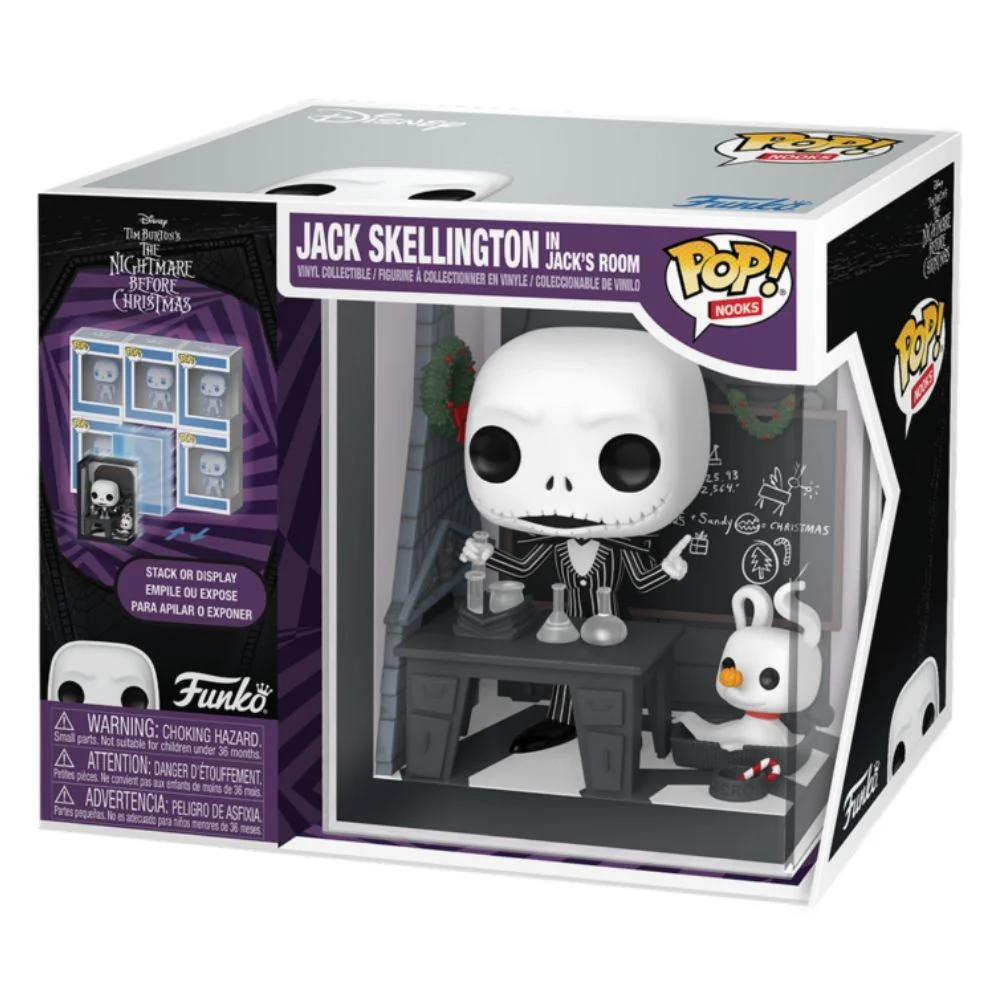 The Nightmare Before Christmas - Jack Skellington in Jack's Room Pop! Vinyl Nook - Image 2