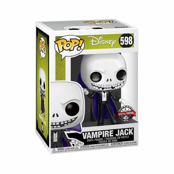 The Nightmare Before Christmas - Jack Vampire Metallic US Exclusive Pop! Vinyl - Image 2
