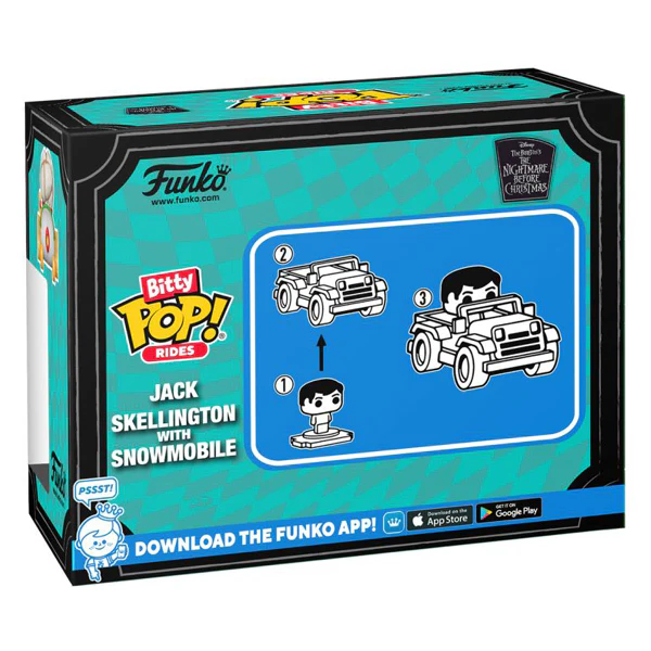 The Nightmare Before Christmas - Jack with Snowmobile Bitty Pop! Ride - Image 4