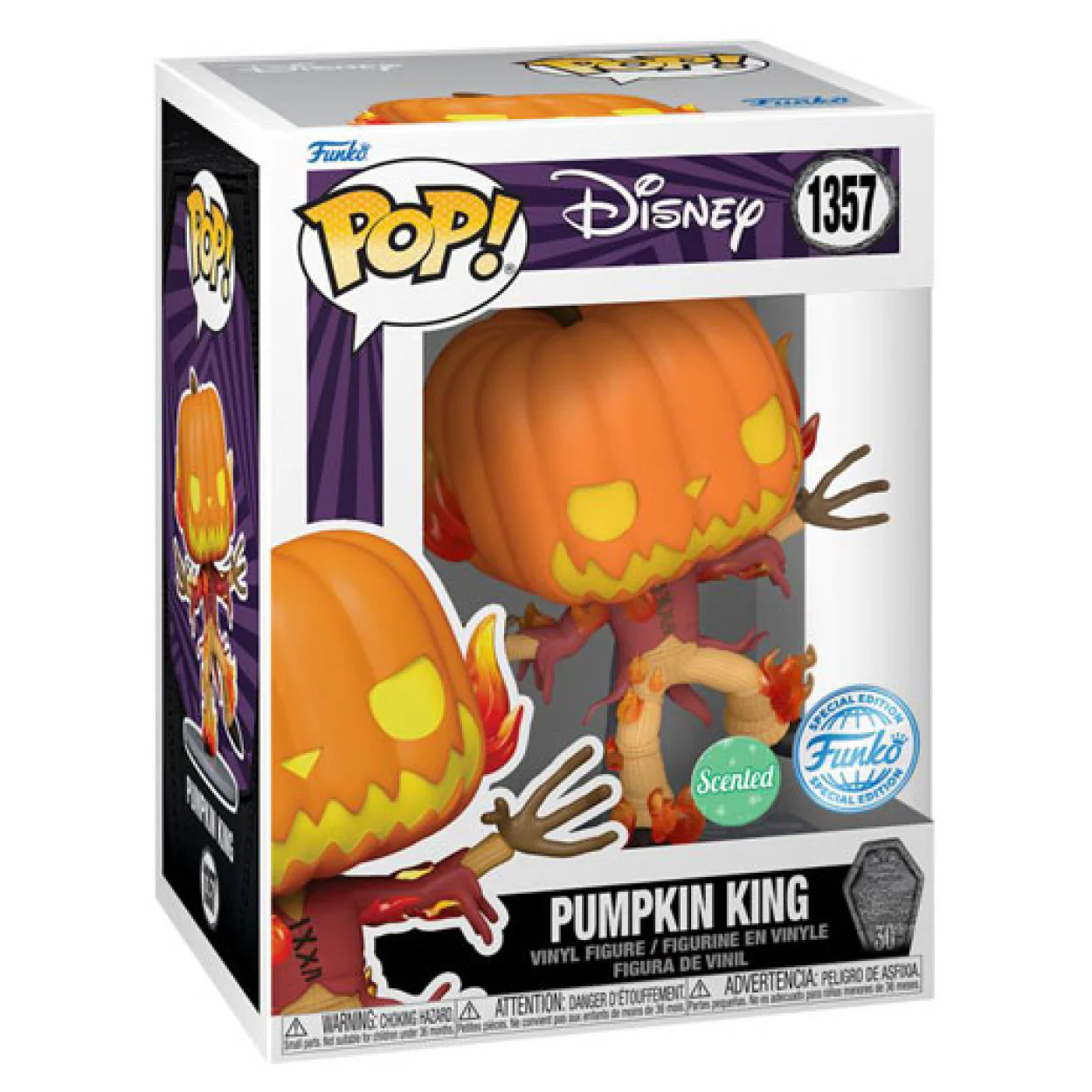 The Nightmare Before Christmas - Pumpkin King 30th Anniversary US Exclusive Scented Pop! Vinyl - Image 2