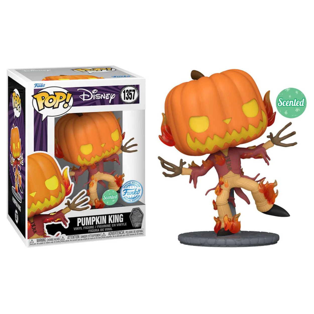 The Nightmare Before Christmas - Pumpkin King 30th Anniversary US Exclusive Scented Pop! Vinyl - Image 3
