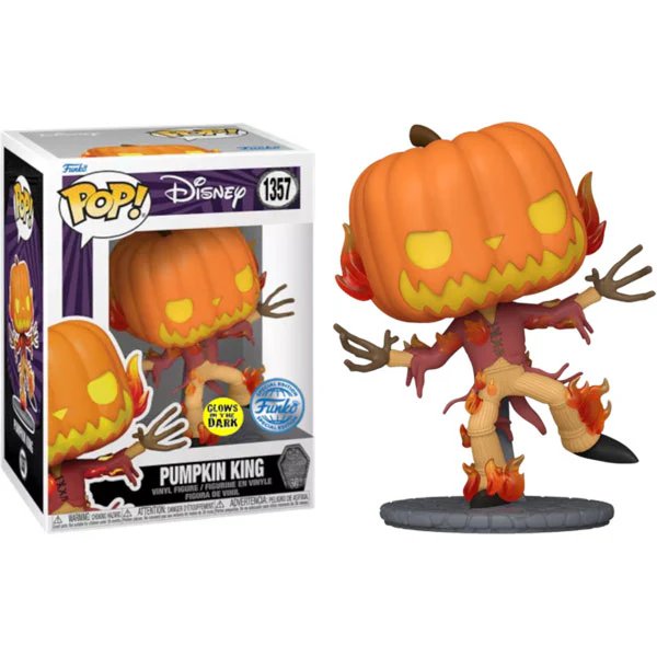The Nightmare Before Christmas - Pumpkin King US Exclusive 30th Anniversary Glow Pop! Vinyl - Image 4