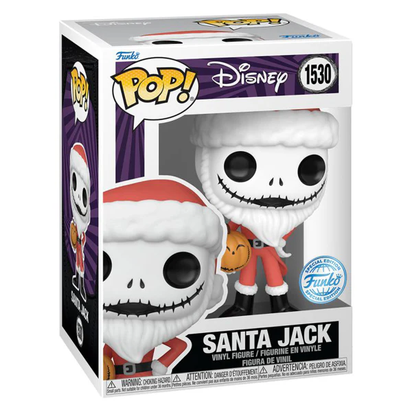 The Nightmare Before Christmas - Santa Jack with Jack-O-lantern US Exclusive Pop! Vinyl - Image 2