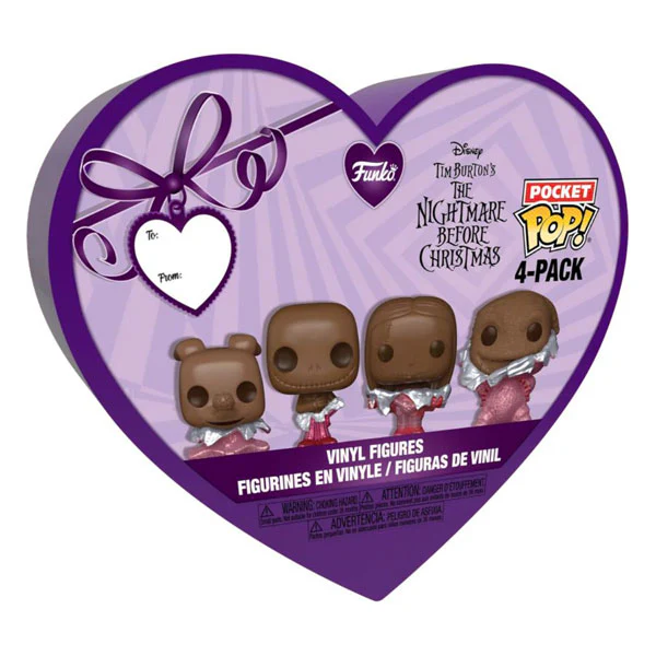 The Nightmare Before Christmas: Valentines 2024 - Pocket Pop Heart Box 4-Pack - Image 4