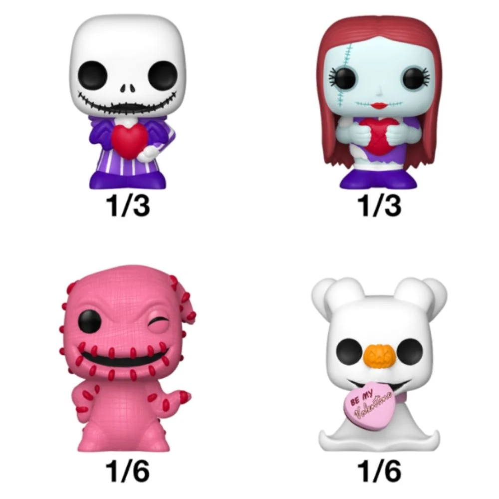 The Nightmare Before Christmas - Valentines Bitty Pop! Blind Bag Assortment (One Unit) - Image 3