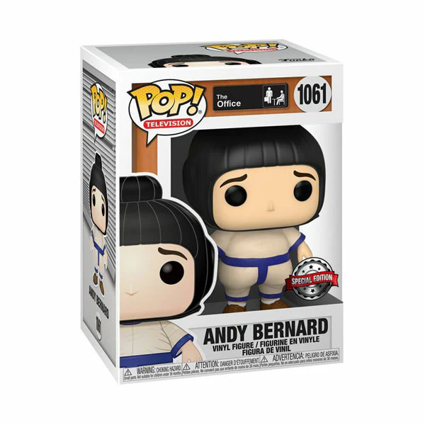 The Office - Andy in Sumo Suit US Exclusive Pop! Vinyl - Image 2