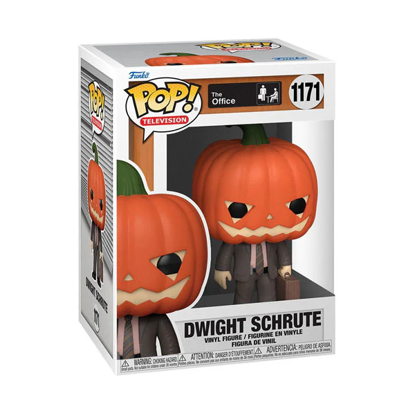 The Office - Dwight with Pumpkinhead Pop! Vinyl - Image 2