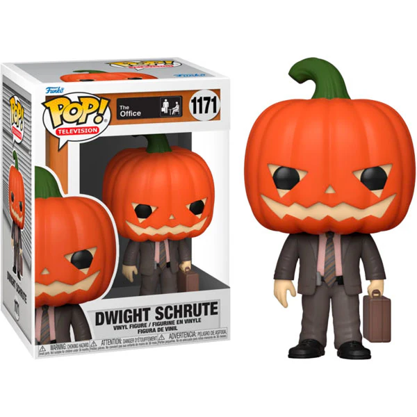 The Office - Dwight with Pumpkinhead Pop! Vinyl - Image 3