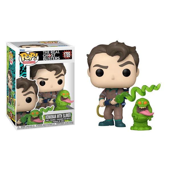 The Real Ghostbusters (TV 1986) - Venkman with Slimer Pop! Vinyl - Image 3